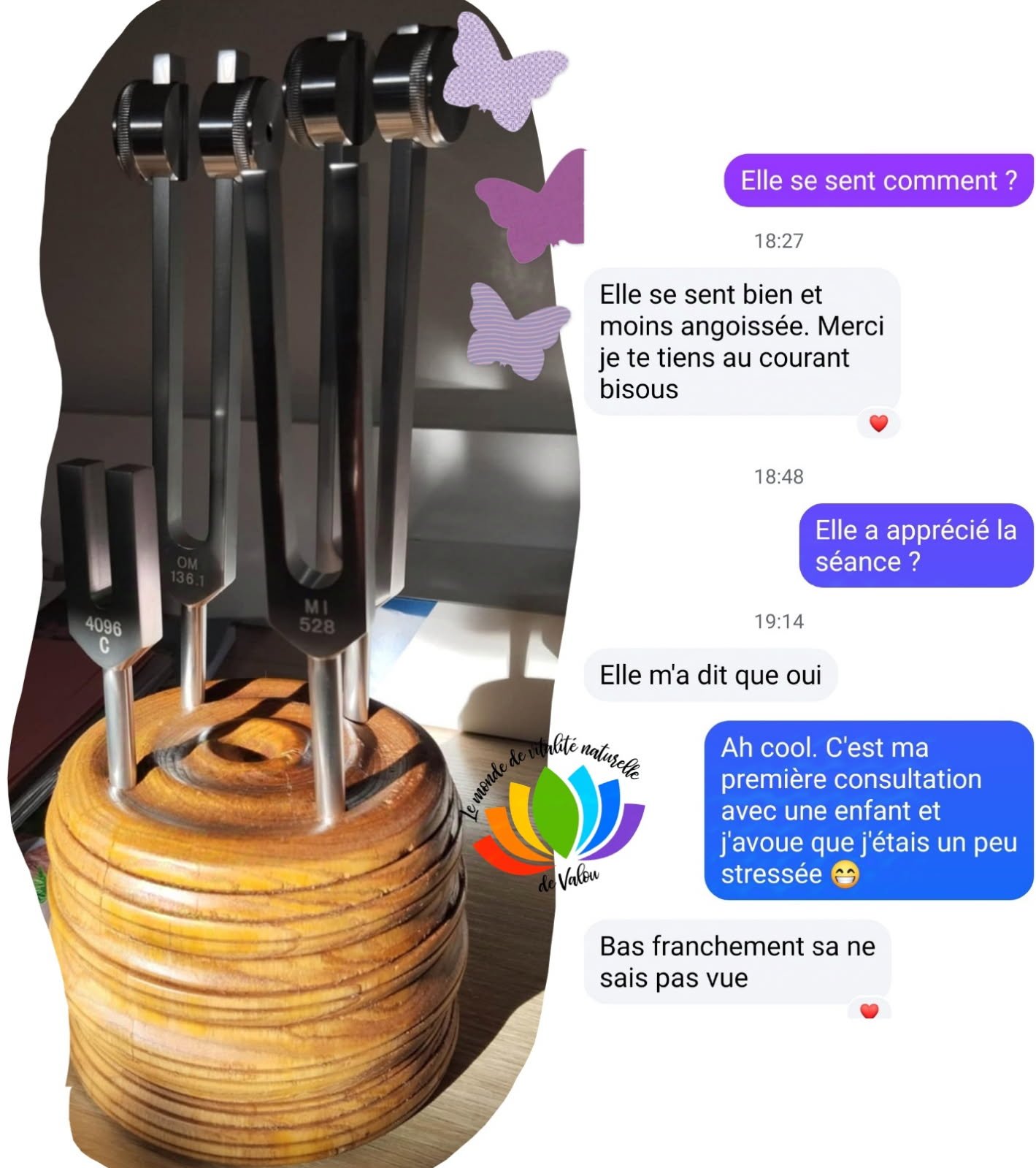 Une capture d'écran de retour client satisfait.