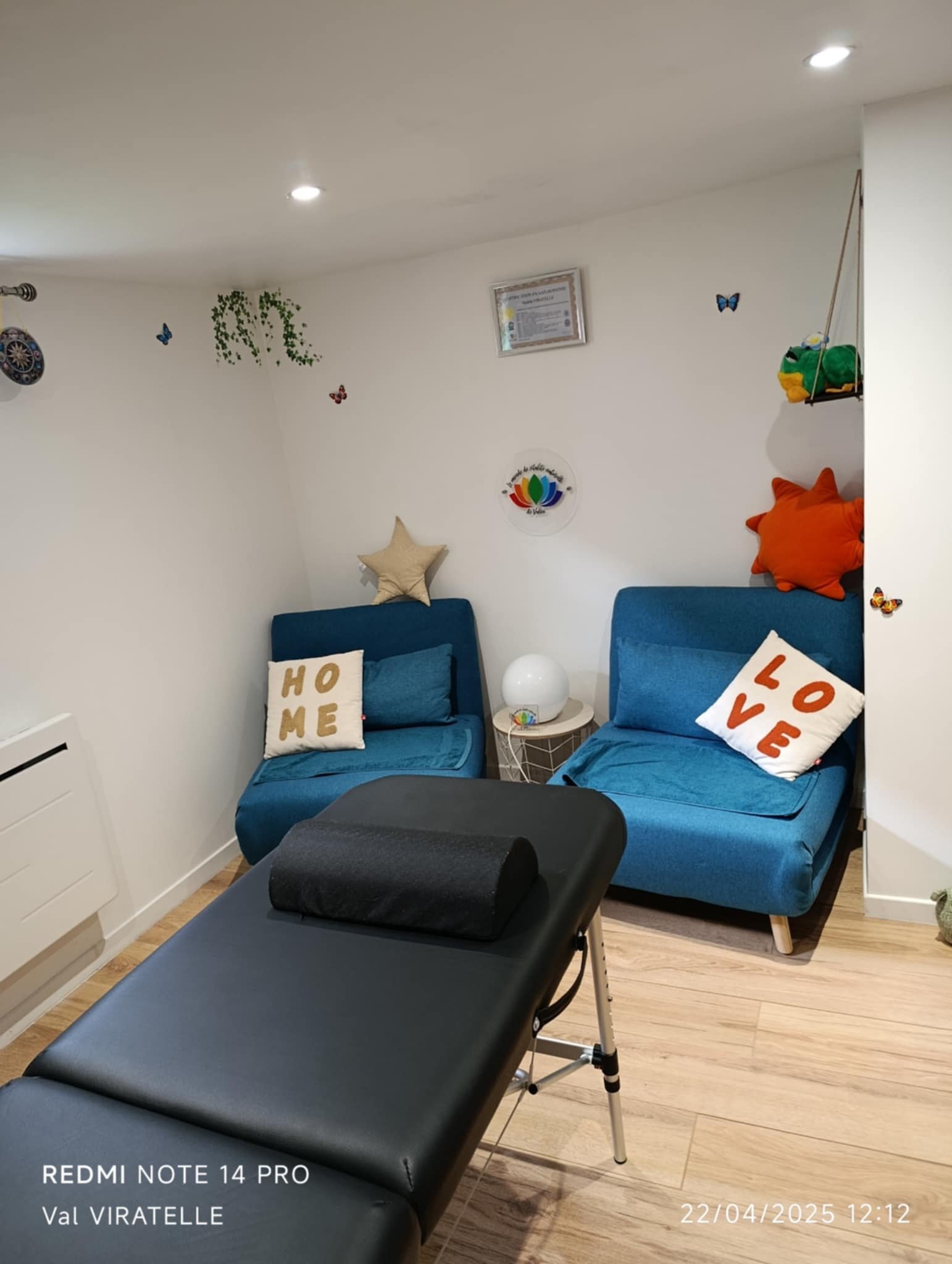 Une photo du cabinet de Valérie