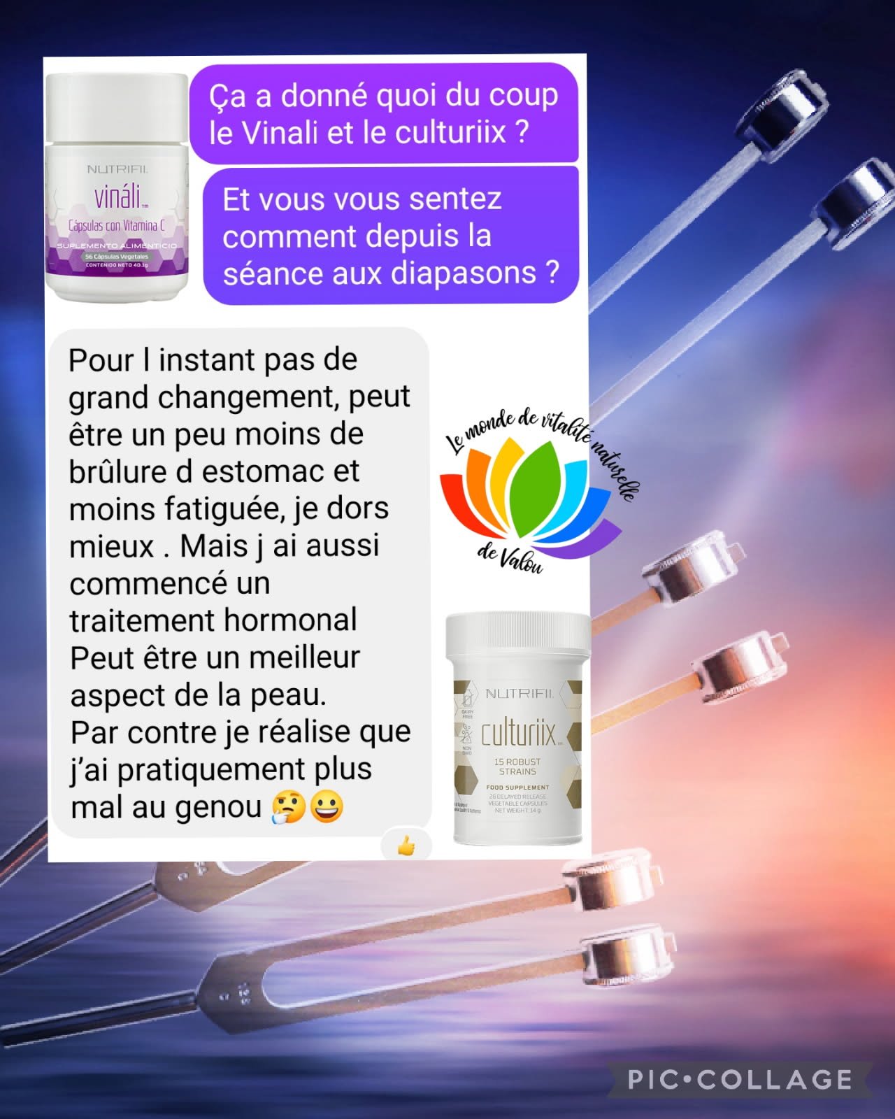 Une capture d'écran de retour client satisfait.