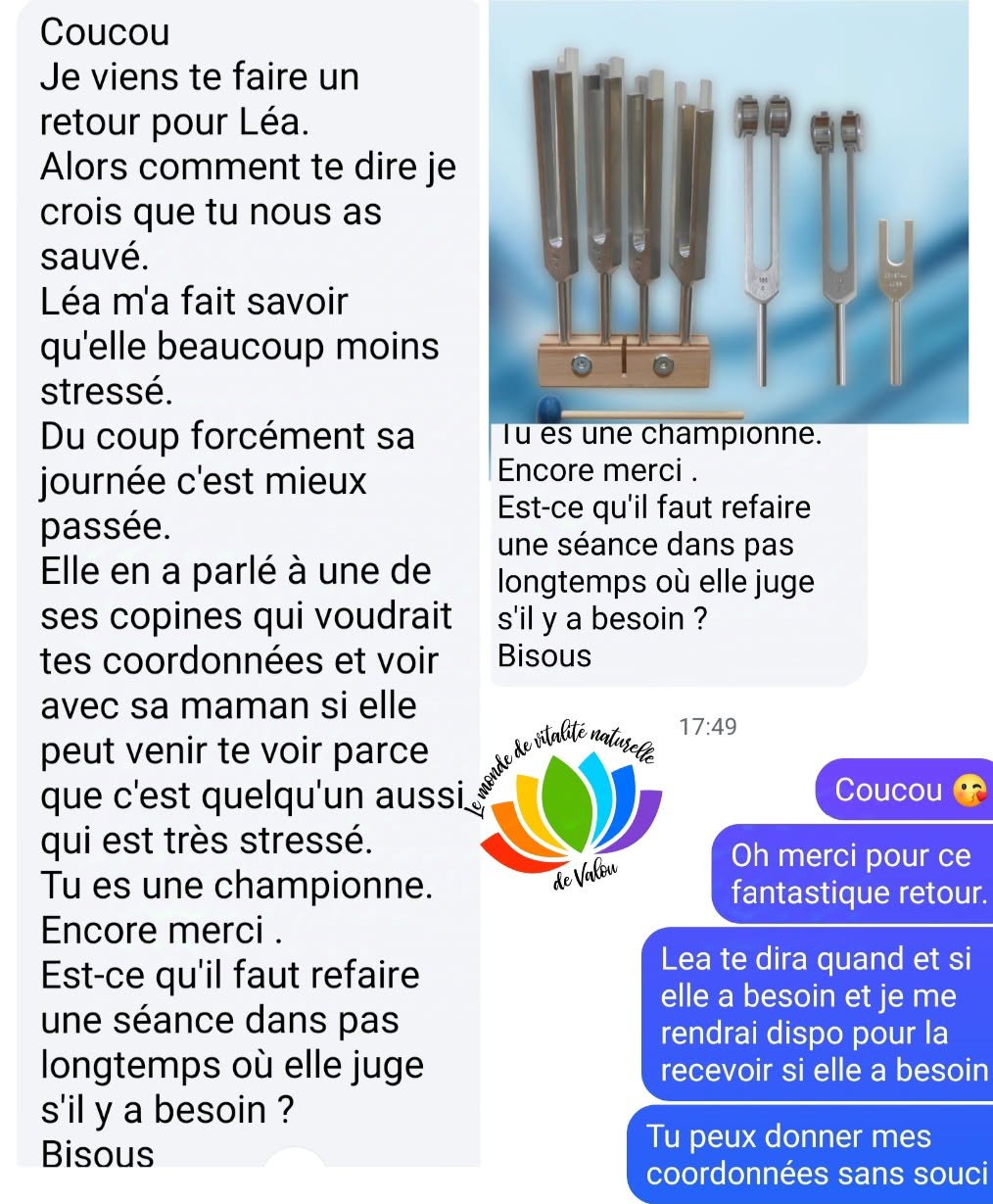 Une capture d'écran de retour client satisfait.